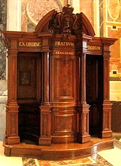 Beichtstuhl, St. Peter, Rom